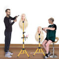 Heavy Duty Wig Tripod Cosmetology Mannequin Head Wig Stand for Hair Extension Factory